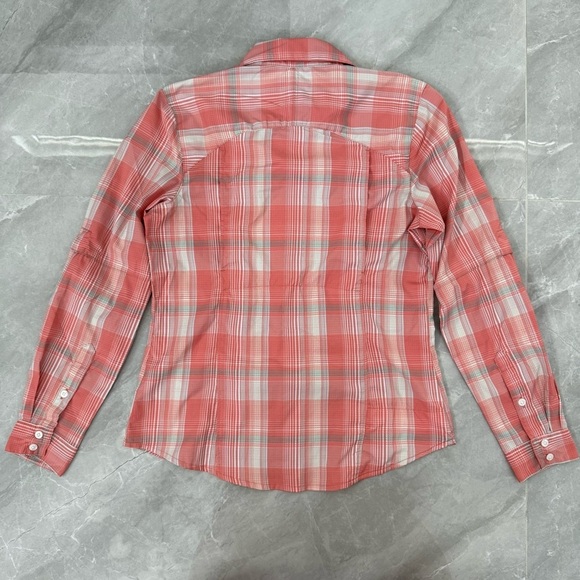 Women’s Columbia Plaid Button Down Long Sleeve Vented Outdoors Shirt Size Small - Picture 11 of 16